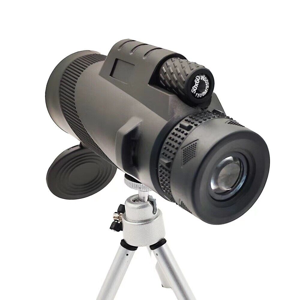 Smartphone Telescope Lens Monocular 50X60 Zoom Optical HD+ Tripod + Clip