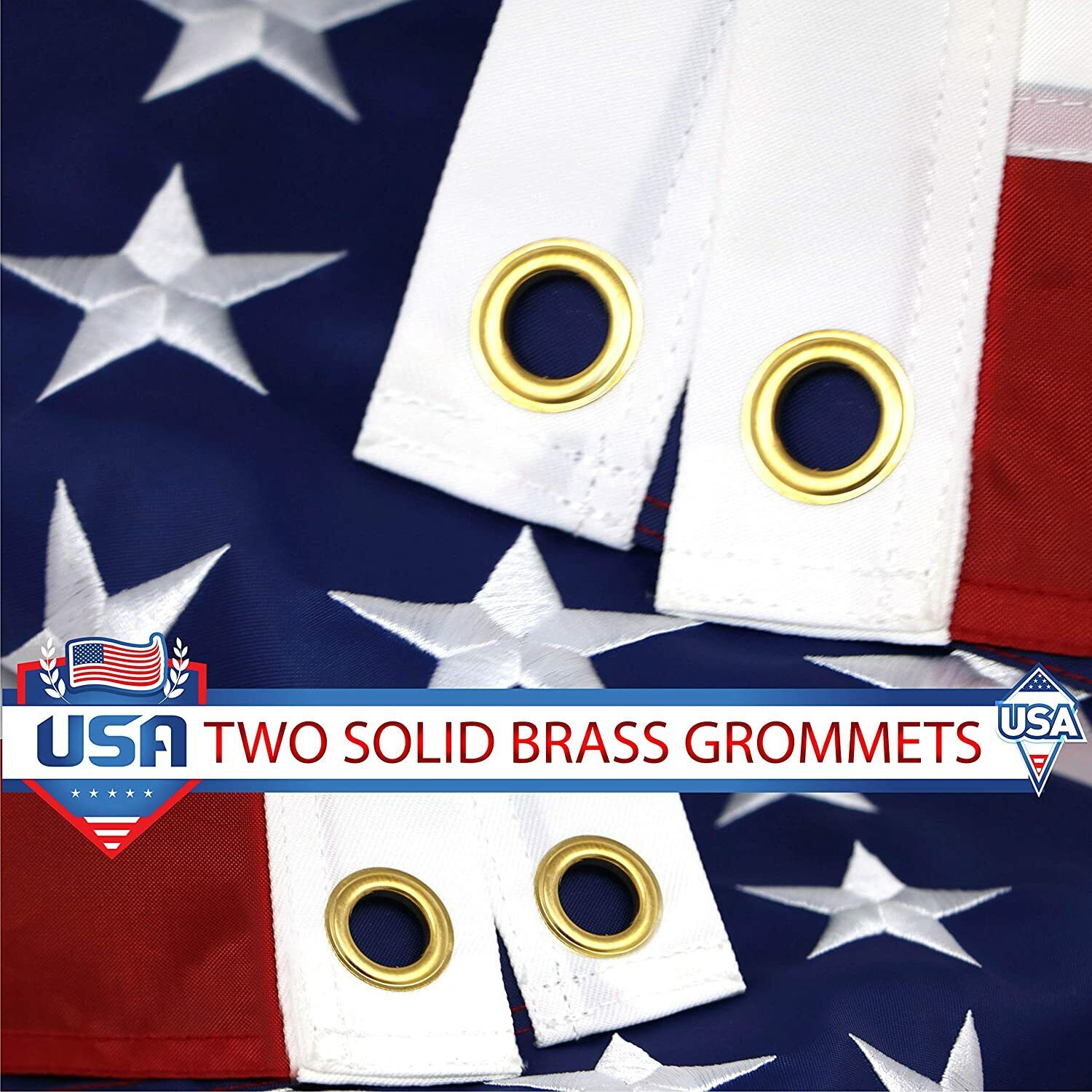 USA American Flag Heavy Duty Embroidered 3x5ft