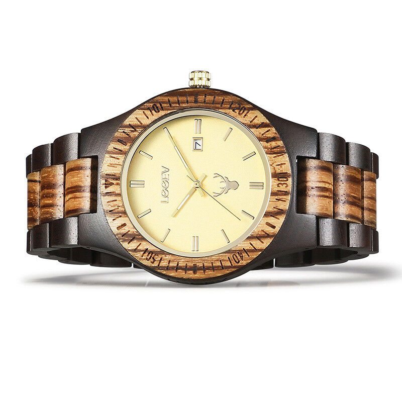 Wood Watch for Men Quartz Men's Wooden