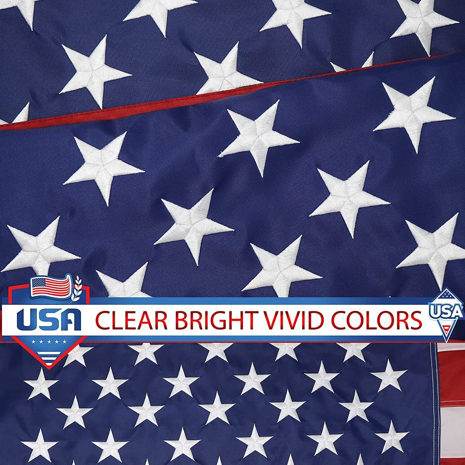 USA American Flag Heavy Duty Embroidered 3x5ft