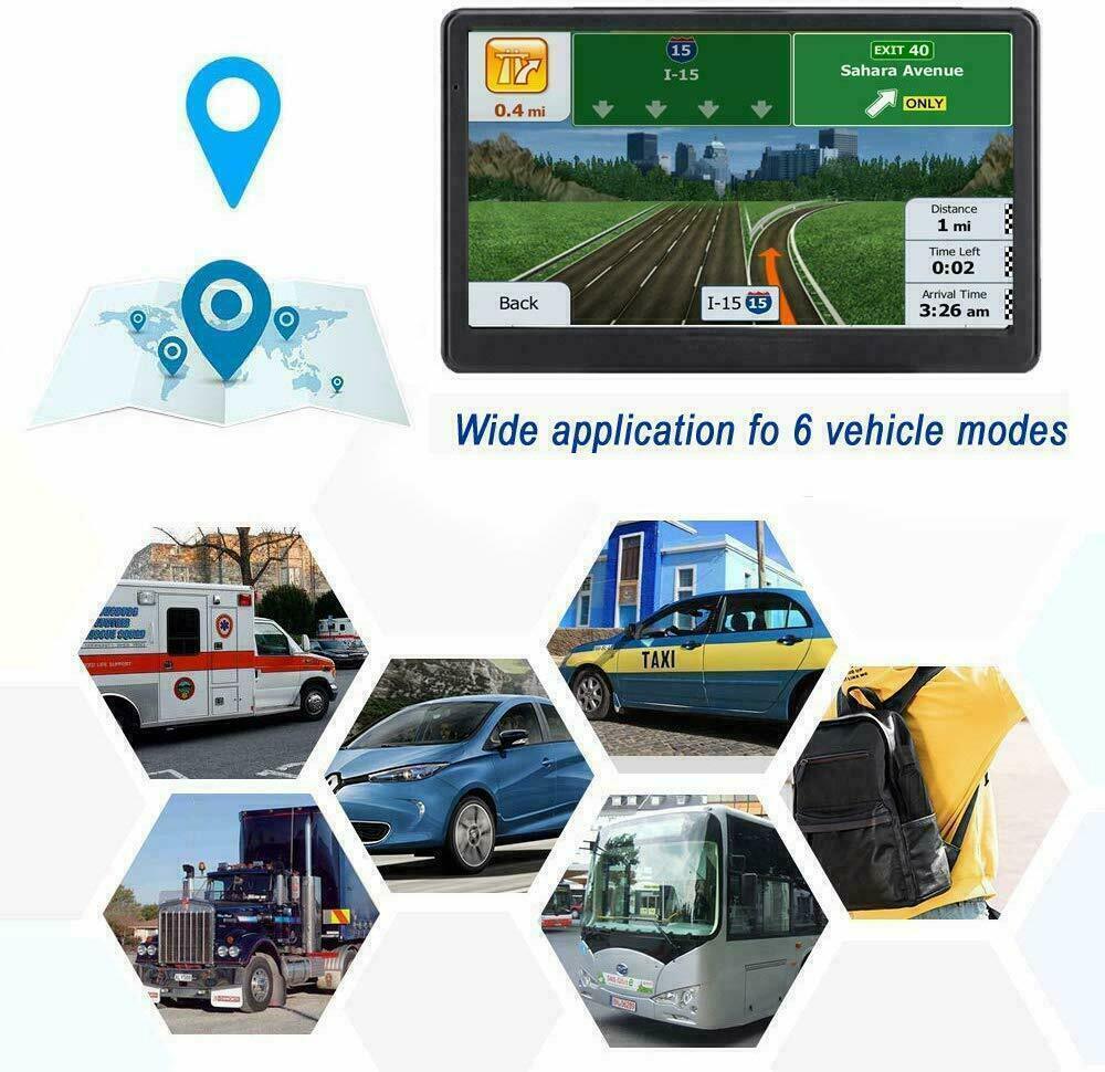 7 Inch GPS Navigation System for Car & Truck with 256MB+8GB Memory and Maps of 77 Canada, Mexico, and US Locations