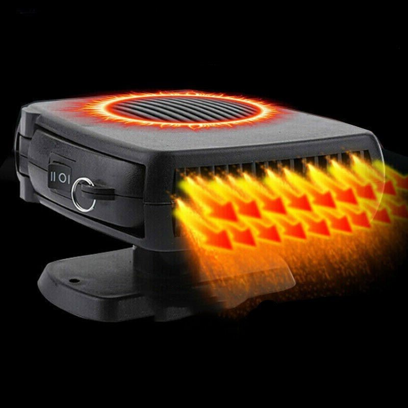 Portable Electric Car Heater Heating Fan Defogger Defroster Demister 12V 200W