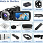 Professional Video Camcorder Ultra HD 4K 48MP