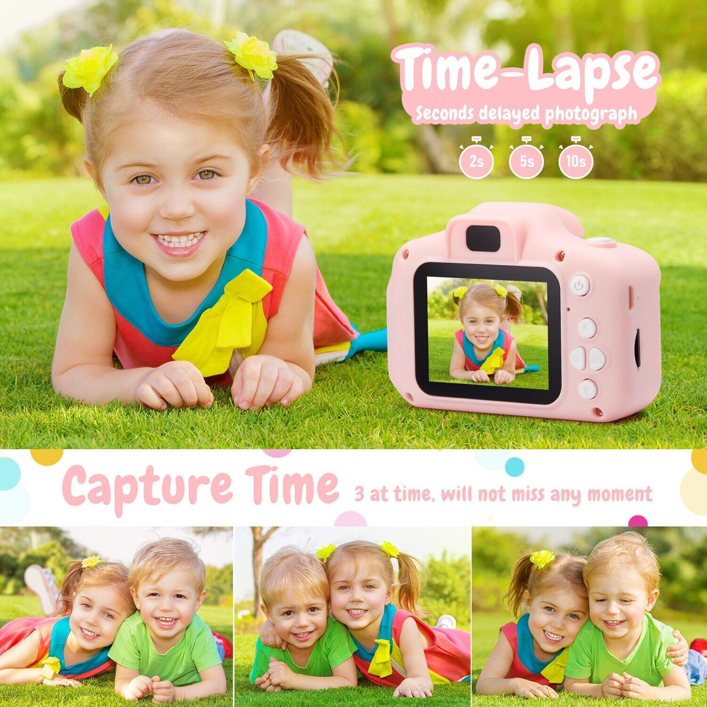 Kids Digital Camera Mini Video Camcorder For Children HD