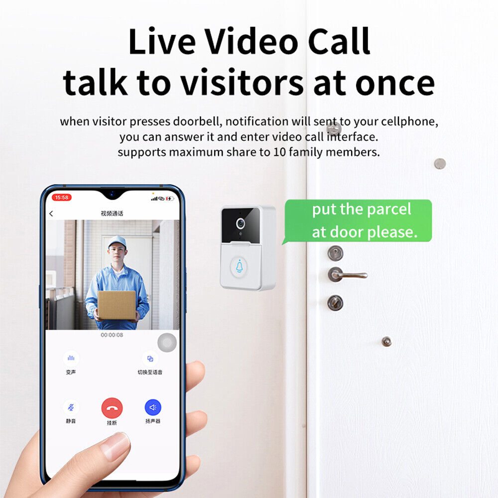 Security Doorbell Intercom w/ Video Camera