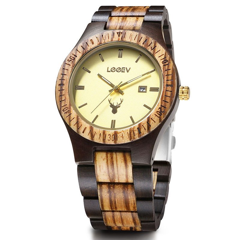 Wood Watch for Men Quartz Men's Wooden