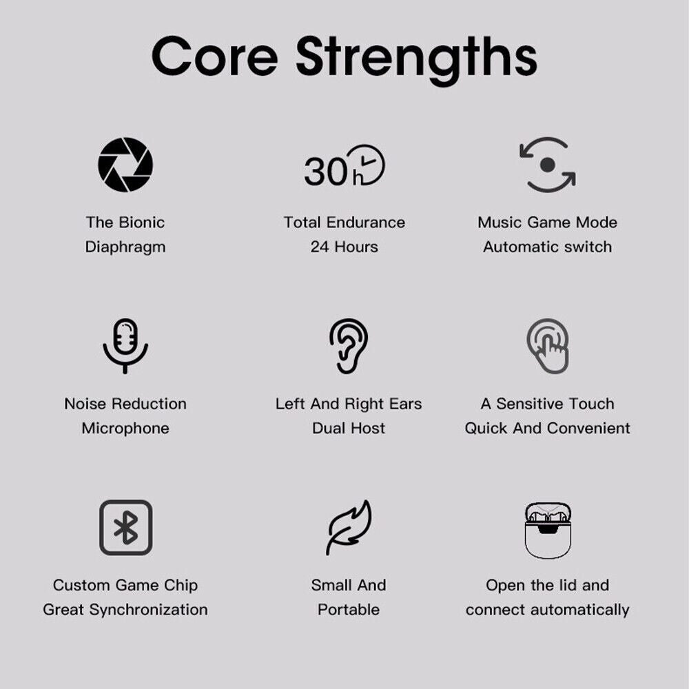 Bluetooth Earbuds Wireless Headphones Compatible with all phones