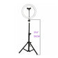 Selfie LED Light 10" Ring Fill Light w/Stand & Mount Kit for Camera Phone