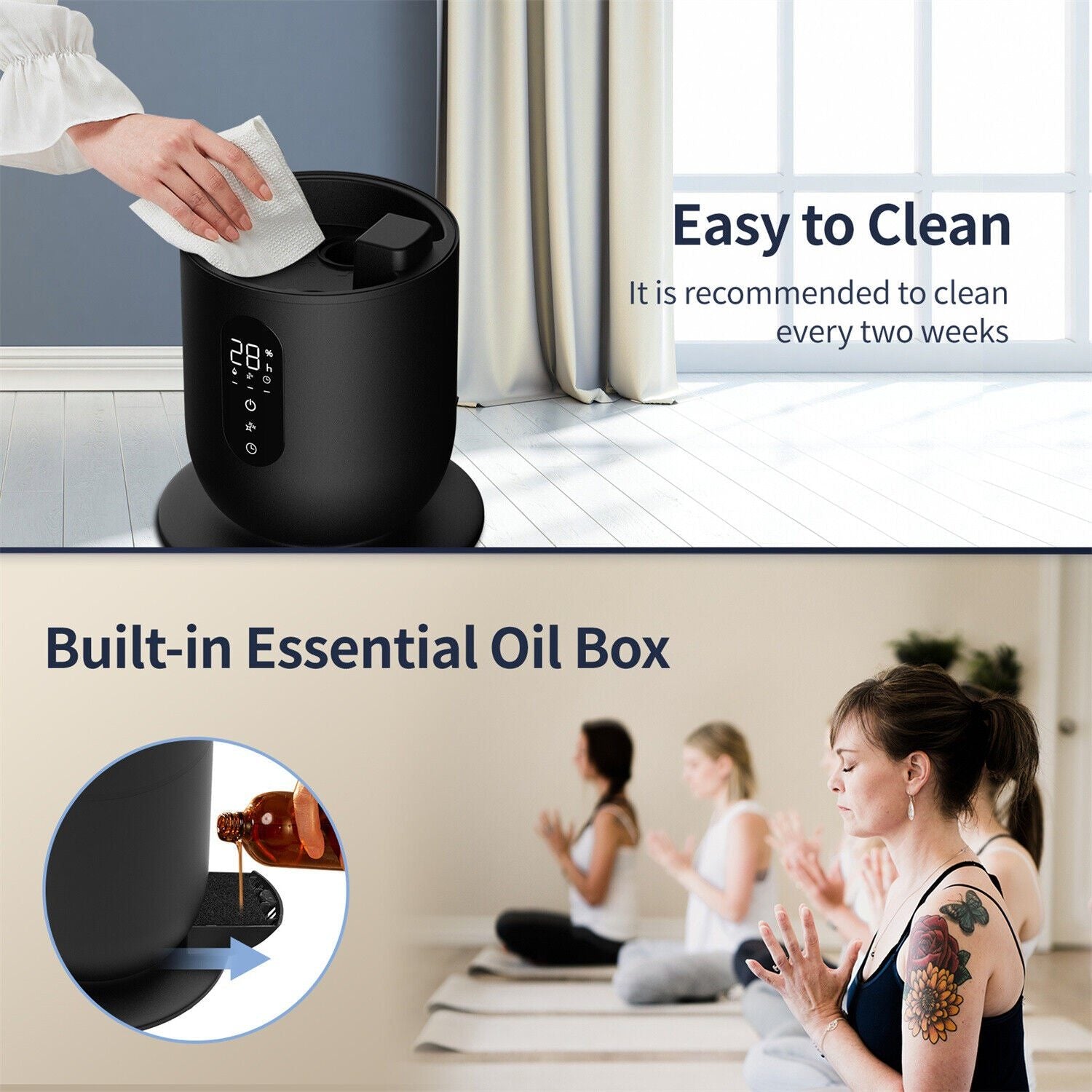 Quiet Humidifier Mist Air Humidifier 8L/2.11Gal US