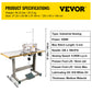 Professional Sewing Machine with Table Servo Motor Stand Industrial 550W Manual