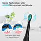 Professional Electric Toothbrush with 8x Heads Kit Waterproof