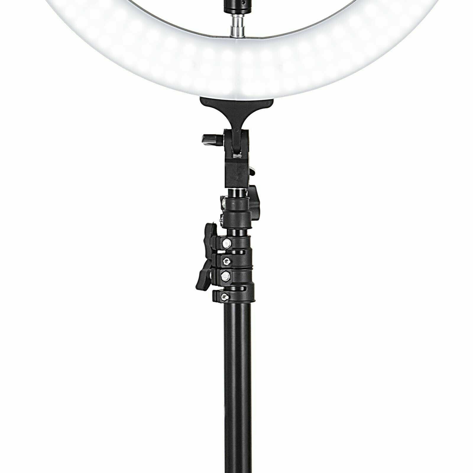 Selfie Ring Light Kit with Stand Dimmable 6000K for Makeup Phone Camera 18" LED SMD