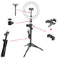Selfie LED Light 10" Ring Fill Light w/Stand & Mount Kit for Camera Phone