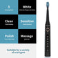 Professional Electric Toothbrush with 8x Heads Kit Waterproof