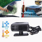 Portable Electric Car Heater Heating Fan Defogger Defroster Demister 12V 200W