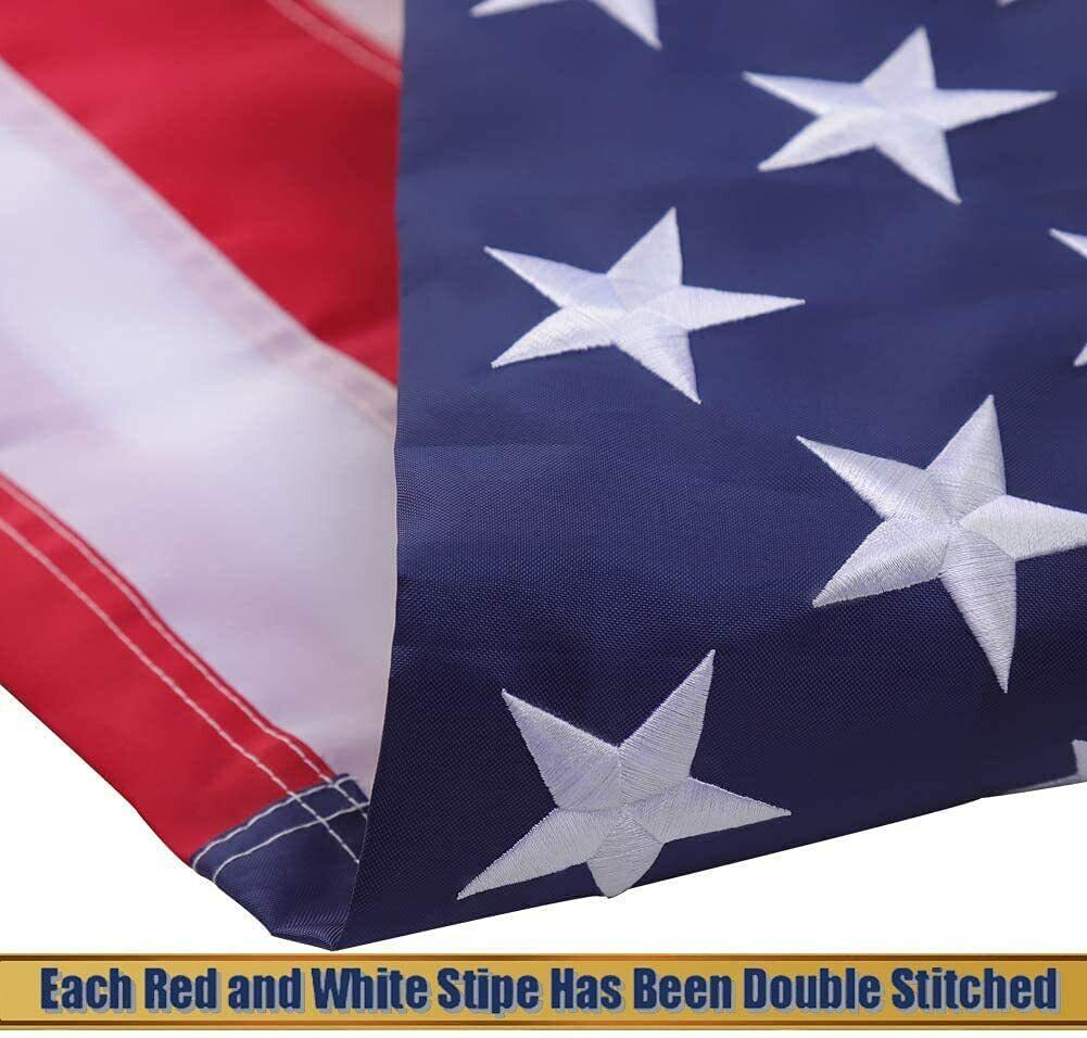 USA American Flag Heavy Duty Embroidered 3x5ft