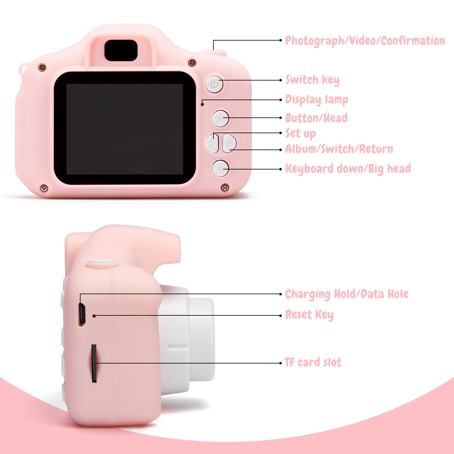 Kids Digital Camera Mini Video Camcorder For Children HD