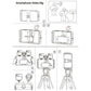 Cell Phone Stabilizer Rig Video Camera Compatible with all Phones