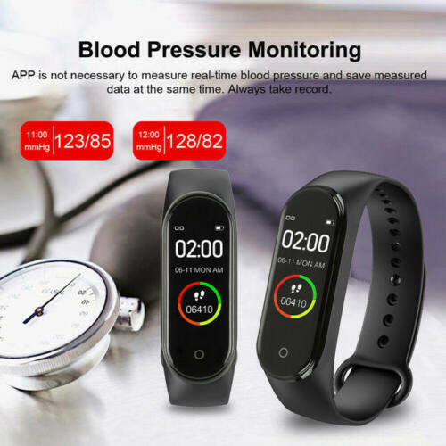 Smartwatch Fit Band Watch with Heart Rate B. Pressure Fitness Tracker