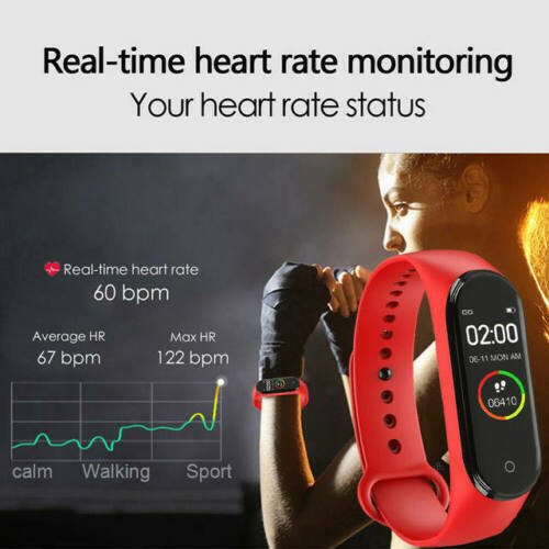 Smartwatch Fit Band Watch with Heart Rate B. Pressure Fitness Tracker