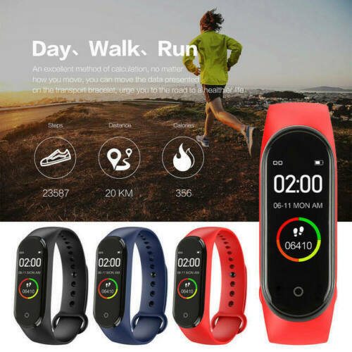 Smartwatch Fit Band Watch with Heart Rate B. Pressure Fitness Tracker