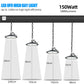 Warehouse Lights, Commercial Workshop 6Pcs 150 Watts LED High Bay Light Fixtures
