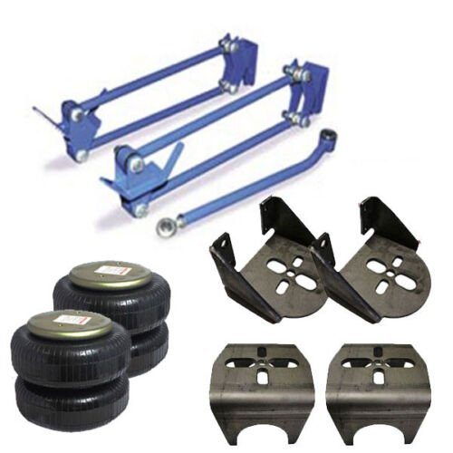 Weld On HD Parallel 4 Link Kit Brackets 3800 Bags 1.25" heims 4.0" axle