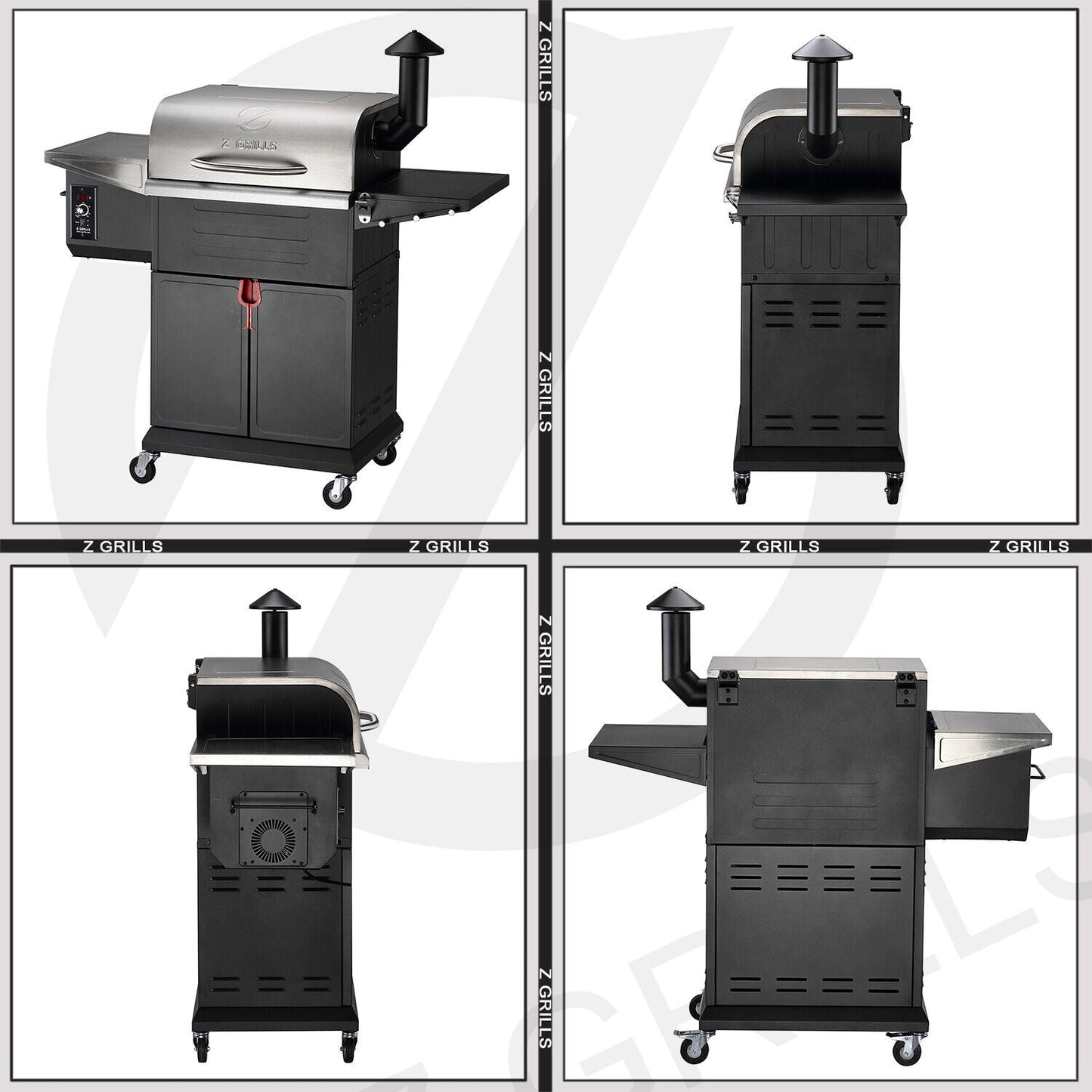 Z GRILLS ZPG-600D3E Wood Pellet Grill BBQ Pizza Oven Digital Control 572sq. in.