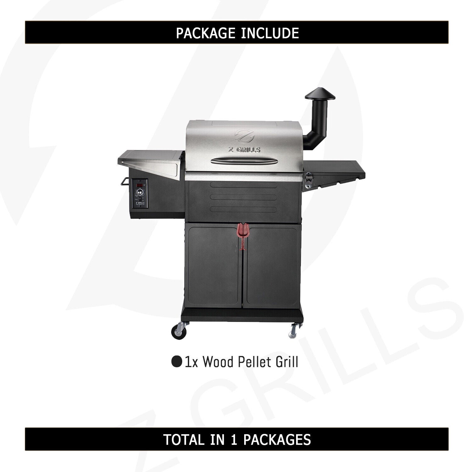 Z GRILLS ZPG-600D3E Wood Pellet Grill BBQ Pizza Oven Digital Control 572sq. in.